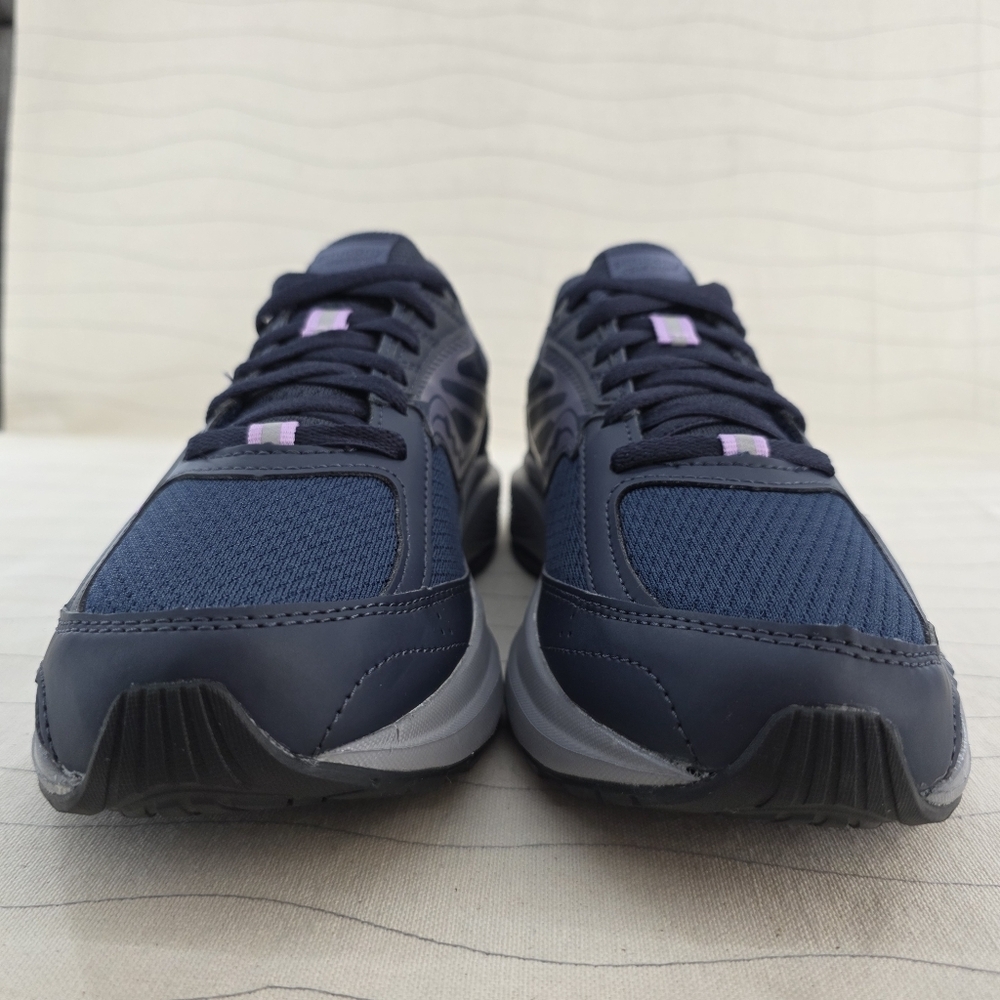 Saucony Womens Cohesion 17 Navy Blue Running Shoes Sneakers 10944-209 Size 9 EUC - Picture 4 of 10